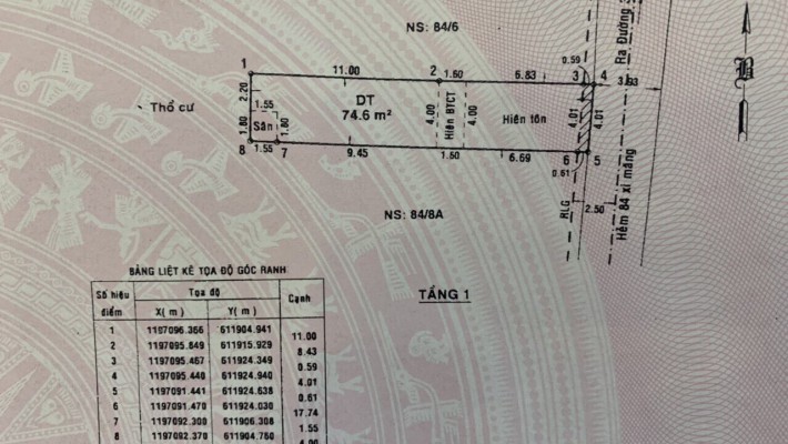 Bán Đất đường 339, phường Phước Long B, quận 9. DT 77,4m2 giá 4,350 tỷ 