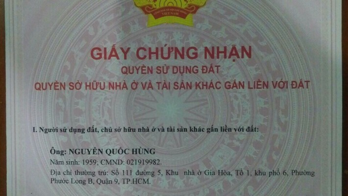 Bán nhà đường Út Trà Ôn, phường Phước Long B, quận 9. DT 231,5m2 giá 16,8 tỷ