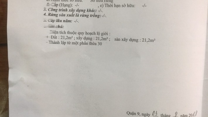 Chính chủ cần bán gấp nhà MT Đường 185 Phước Long B, Quận 9