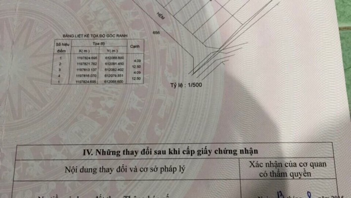 Chính chủ cần bán gấp lô đất hẻm số 1 Đường 22, Phường Phước Long B, Quận 9.