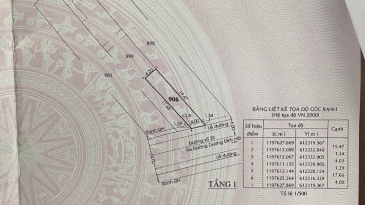 Chính chủ Cần ra Gấp MT Đường 22, Phước Long B, Quận 9 