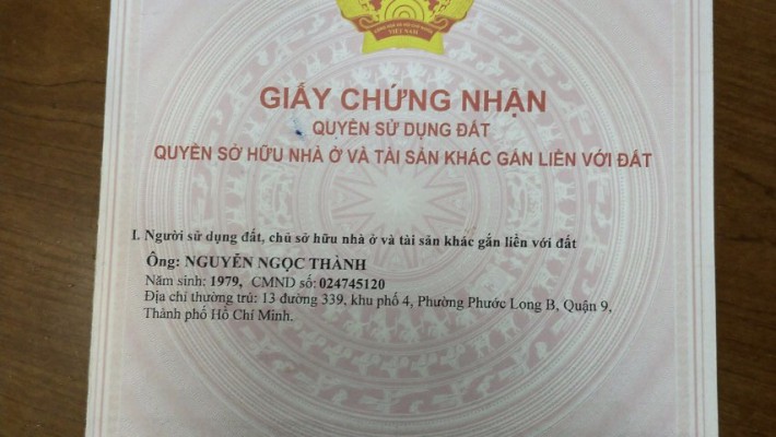 Cần ra gấp Nhà cấp 4 Dự Án Nam Thiên Lộc, Phước Long B, Quận 9.