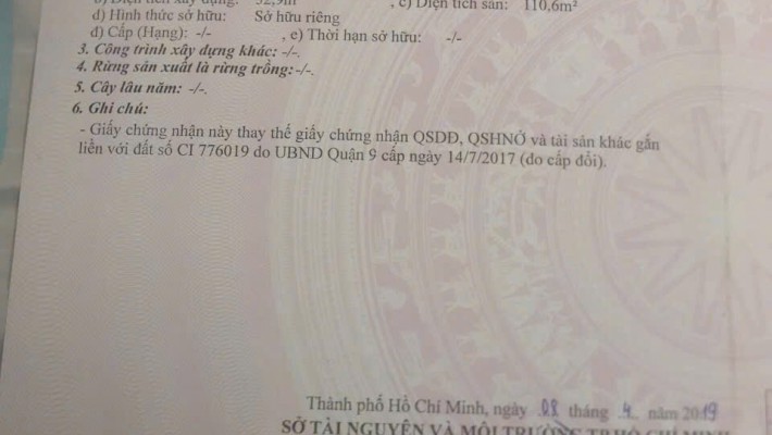 Bán nhà 2 mặt tiền Kinh Doanh, Phường Phước Long B, Quận 9(cũ).Tp. HCM