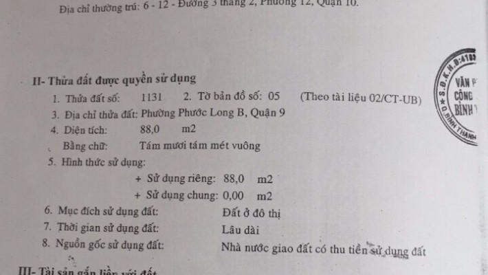 Bán nhà HXH đường 22, phường Phước Long B, quận 9. DT 88m2 giá 4,1 tỷ 