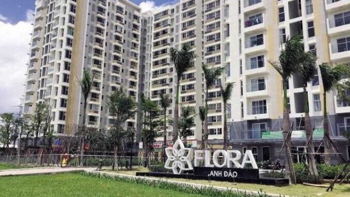 Băn căn hộ Flora anh đào đường Đỗ Xuân Hợp, phường Phước Long B, quận 9. DT 63m2 giá 1,7 tỷ 