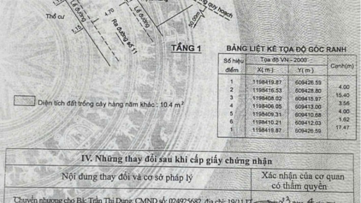  Chủ cần tiền bán lô đất Đường 11,  P. Trường Thọ. TP. Thủ Đức.